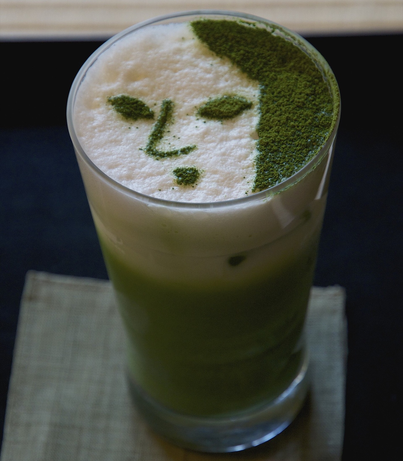 Matcha latte as an application reference